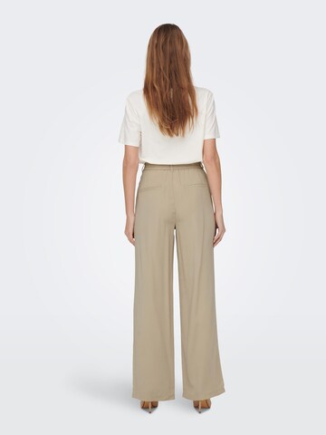 ONLY Wide Leg Hose 'Aris' in Beige