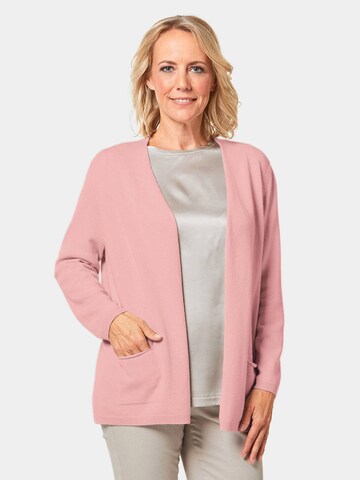 Goldner Strickjacke in Pink: predná strana