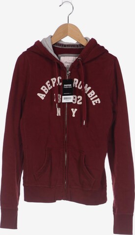 Abercrombie & Fitch Sweatshirt & Zip-Up Hoodie in M in Red: front