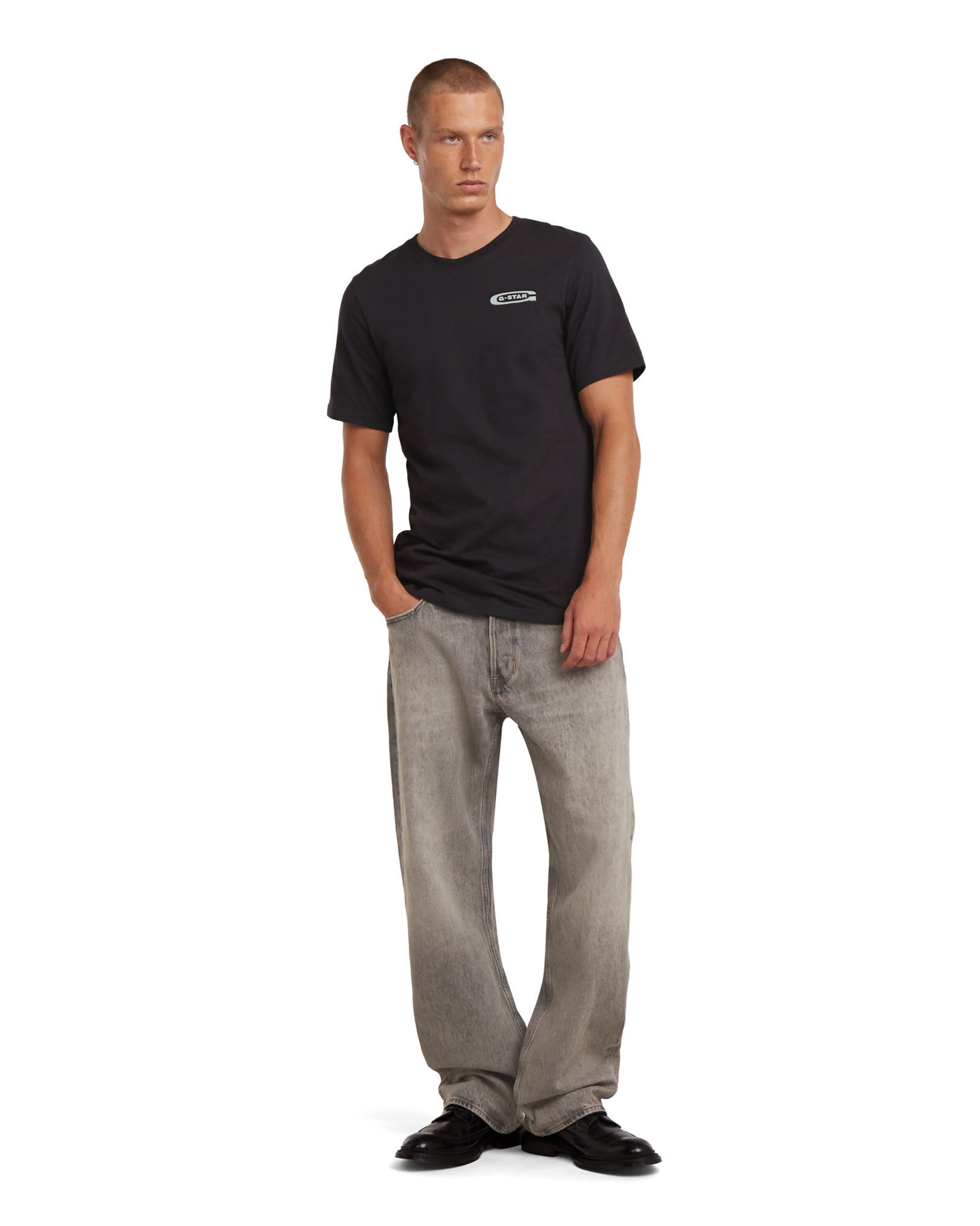 G-STAR Loosefit Jeans 'Deeggie' in Grau