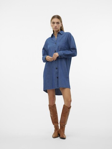 VERO MODA Shirt dress 'VMEloise' in Blue