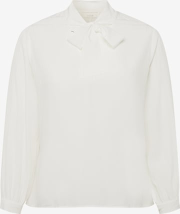 Guido Maria Kretschmer Curvy Blouse 'June' in White: front