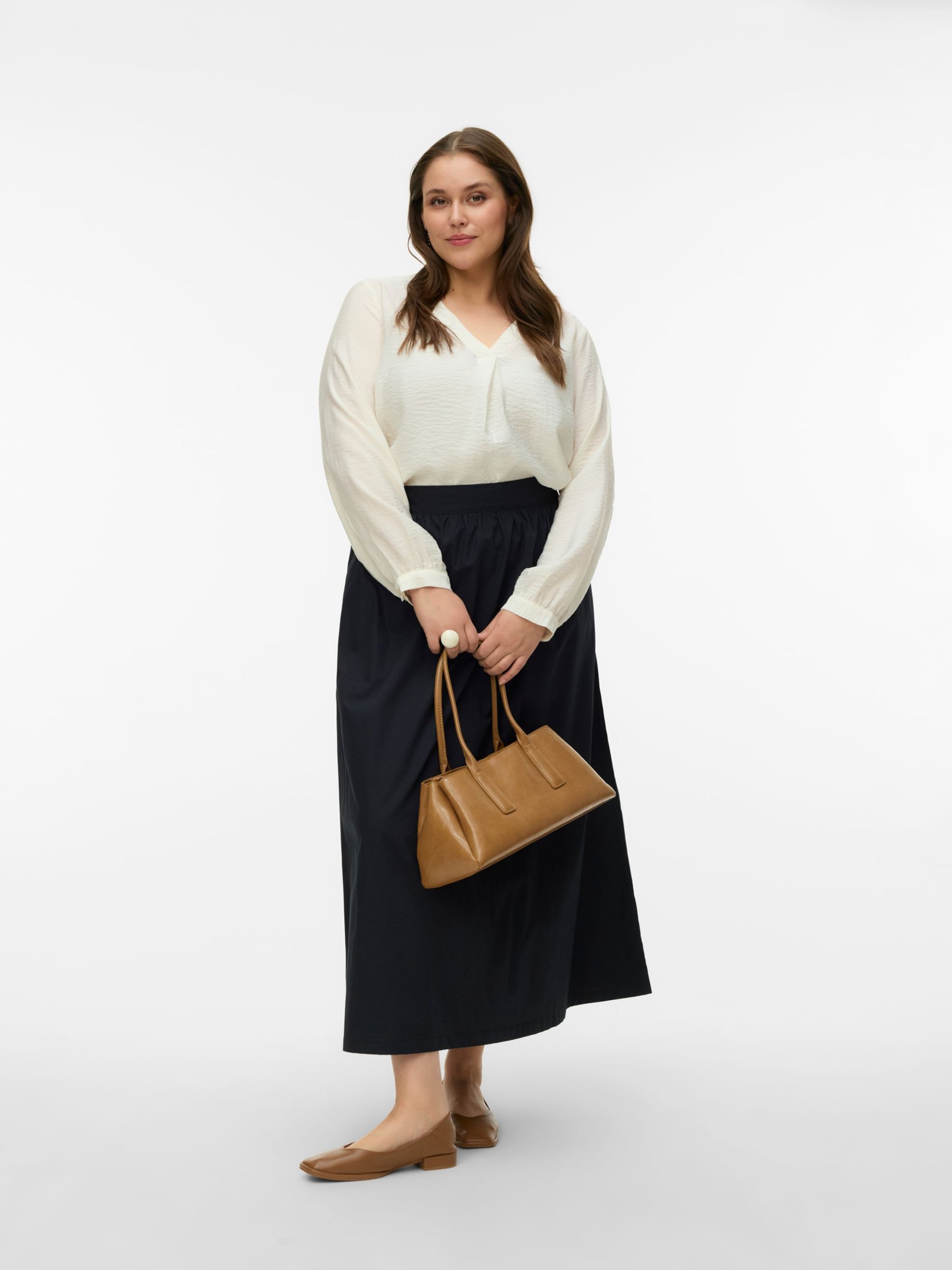 Vero Moda Curve Blouse in White