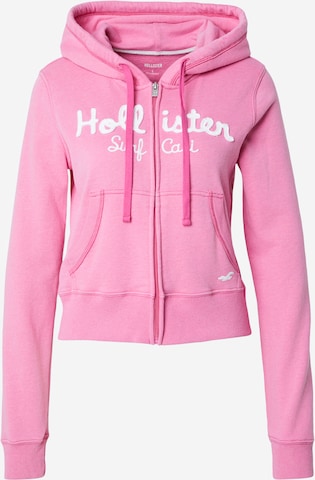 HOLLISTER Bluza rozpinana w kolorze różowy: przód