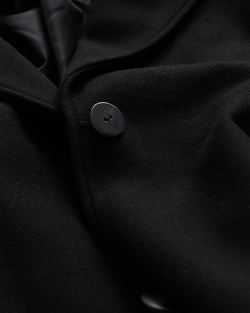 juoda WE Fashion Demisezoninis paltas