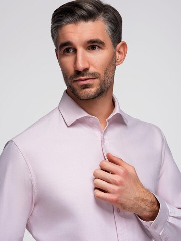 Ombre Regular Fit Hemd 'OM-SHOS-0183' in Pink