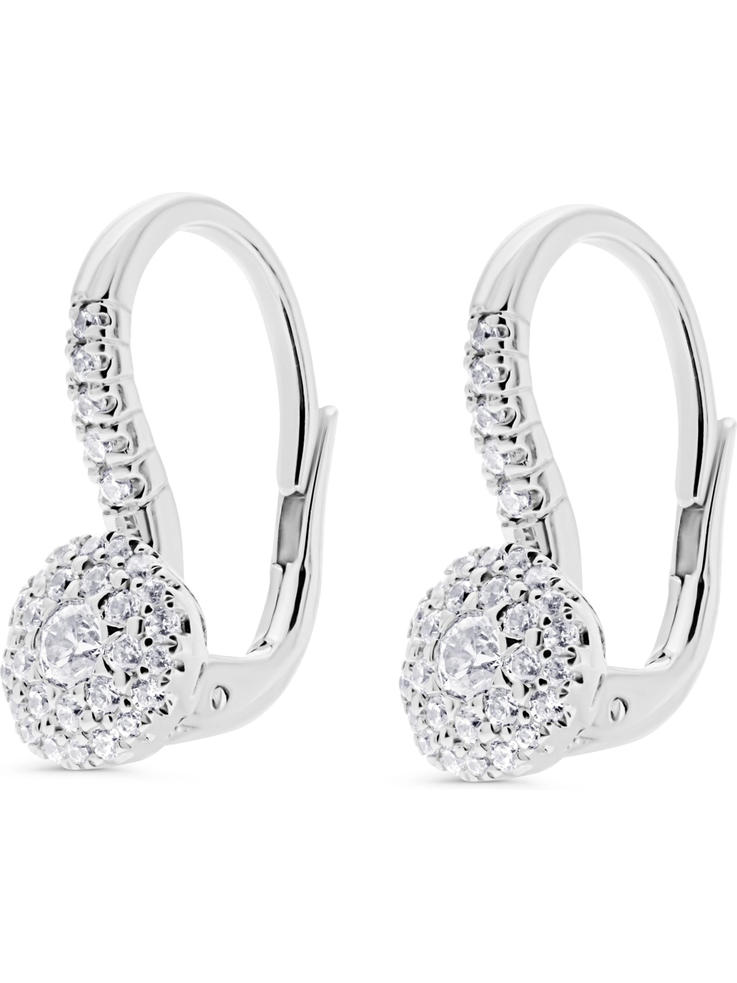 CHRIST Ohrringe in weiß, Produktansicht