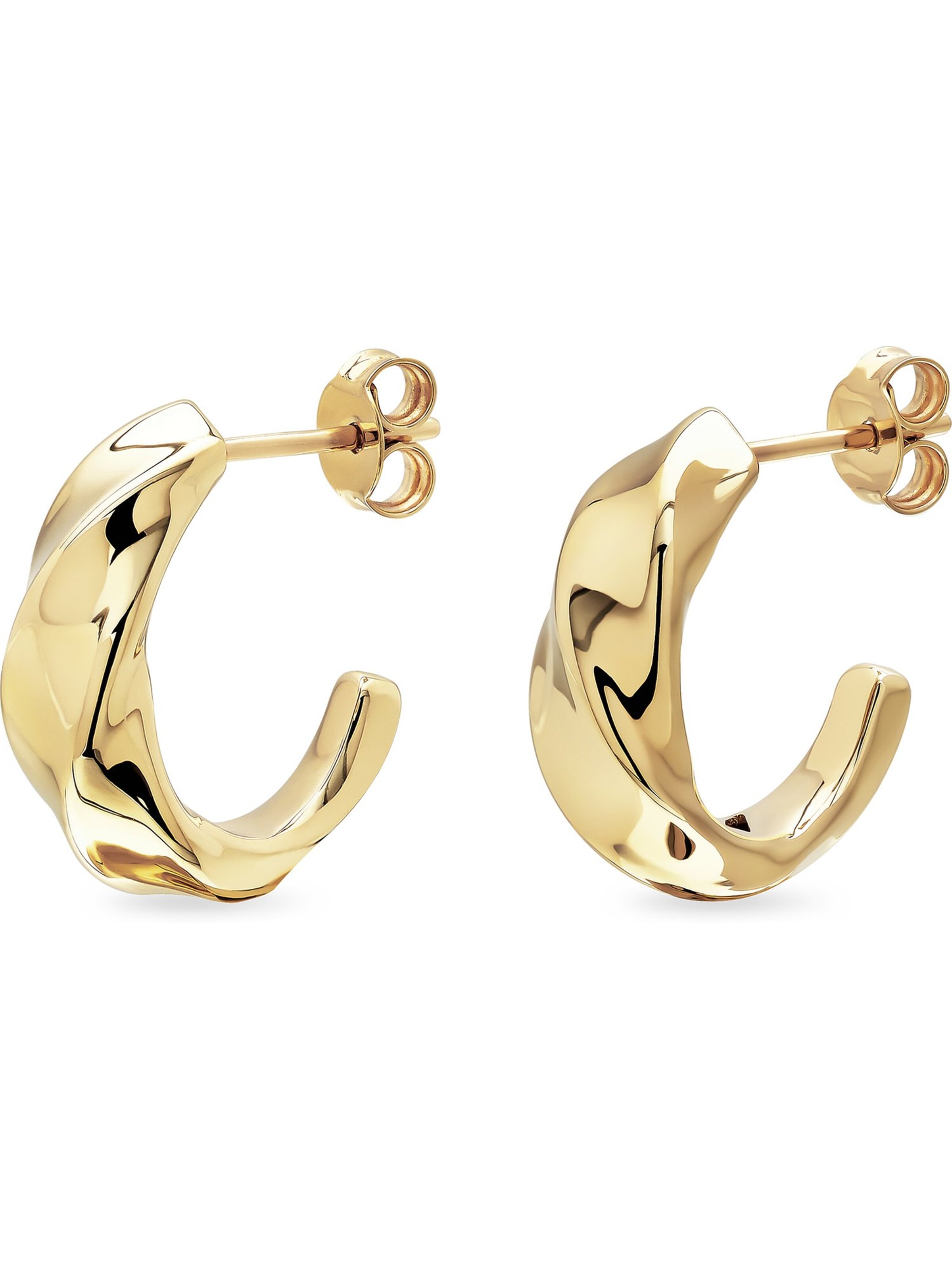 CHRIST Earrings in Yellow: front