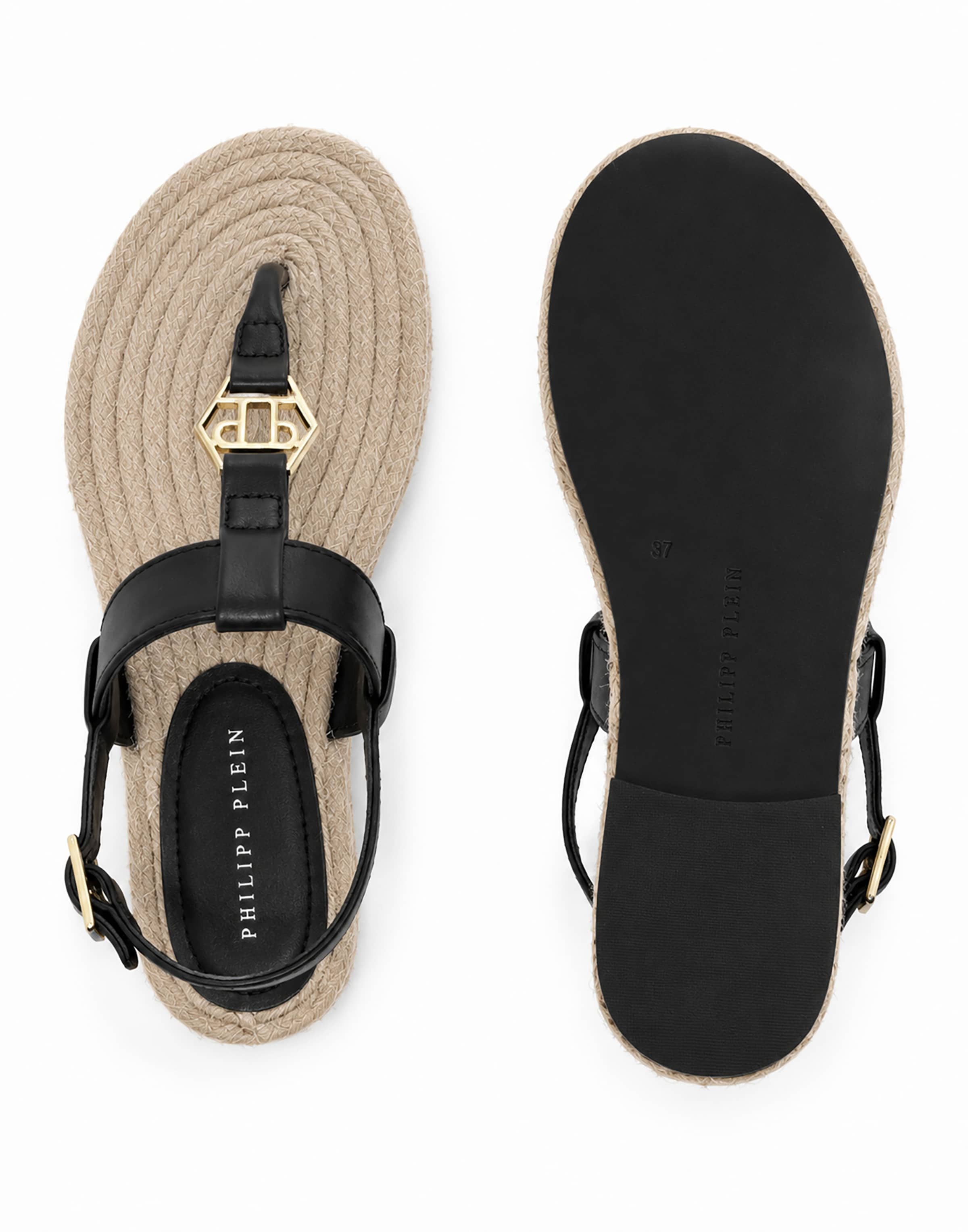 Sandalo di Philipp Plein in nero