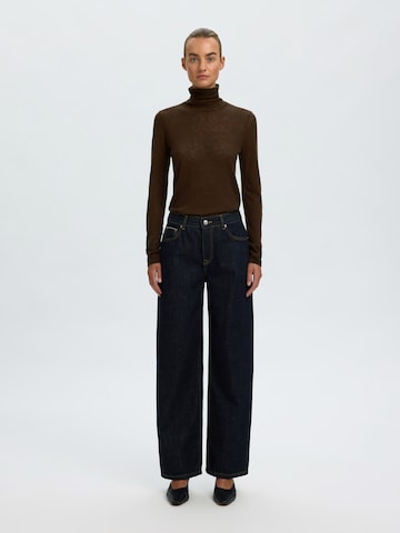 SELECTED - Pullover 'VENDY' em castanho