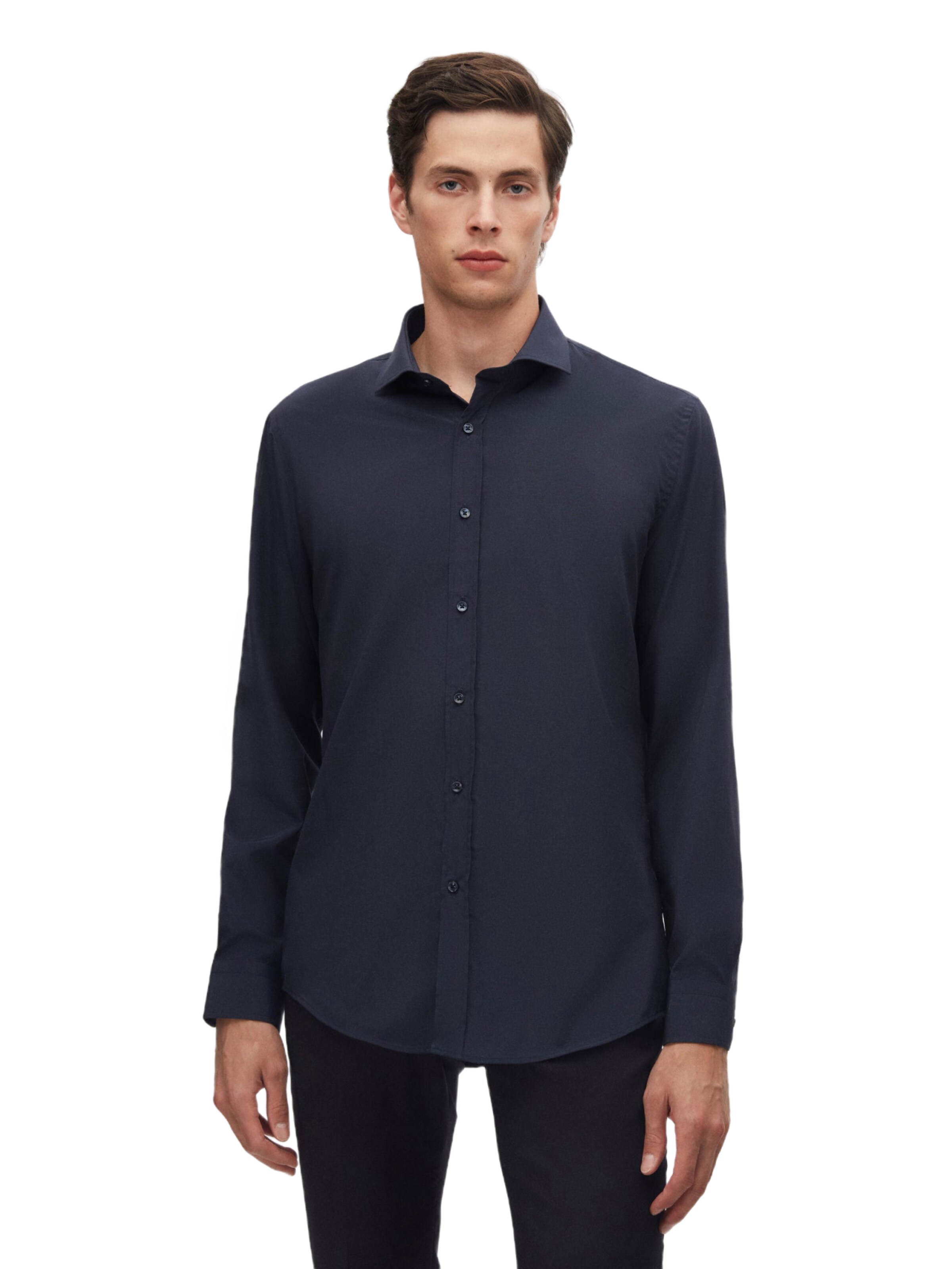 D’S Damat Regular Fit Hemd in Blau: Vorderseite