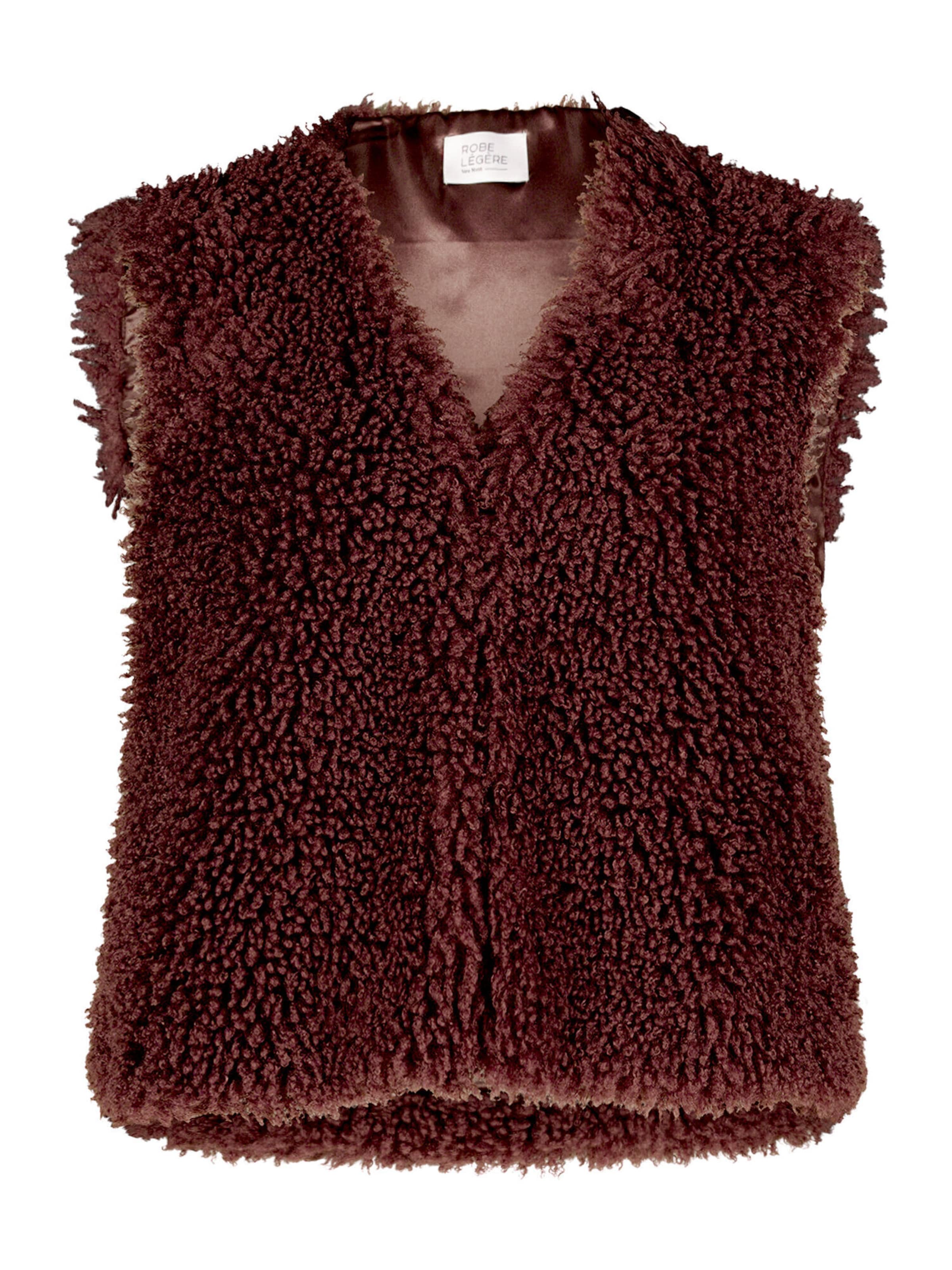Gilet di Vera Mont in marrone: frontale