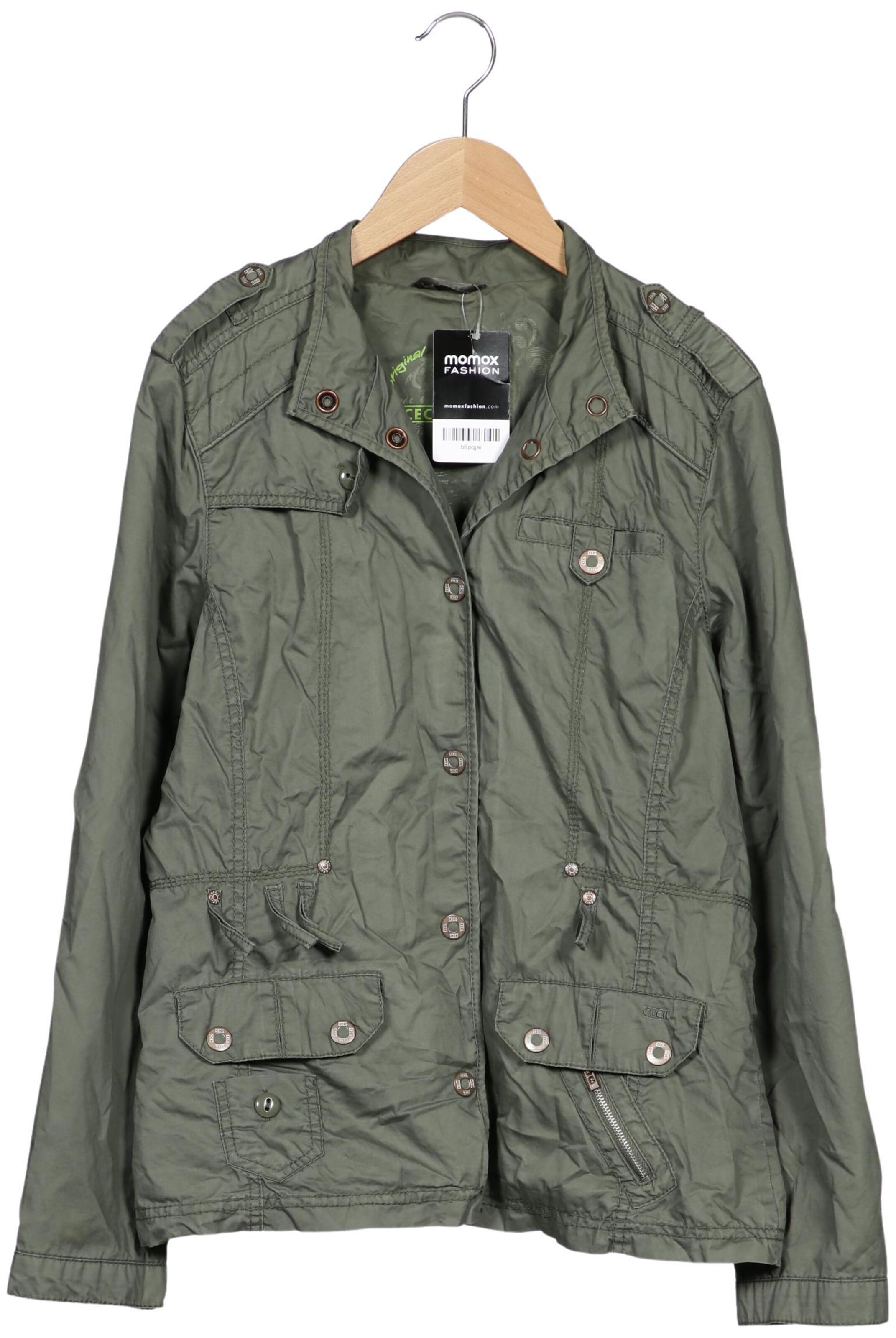 CECIL Jacket & Coat in M in Green: front