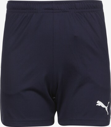 PUMA Workout Pants 'Teamrise' in Blue: front