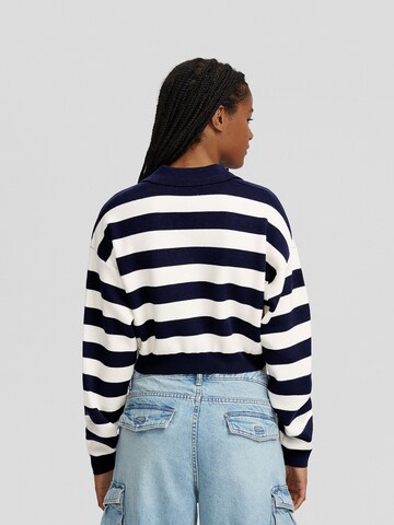 Pull-over Bershka en bleu