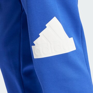 ADIDAS SPORTSWEAR Tapered Workout Pants in Blue