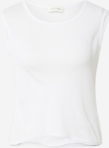 AMERICAN VINTAGE Top 'Massachusetts' in White: front