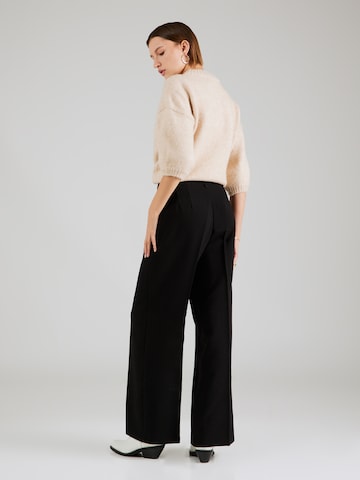 ONLY Regular Pleated Pants 'FLAX' in Black