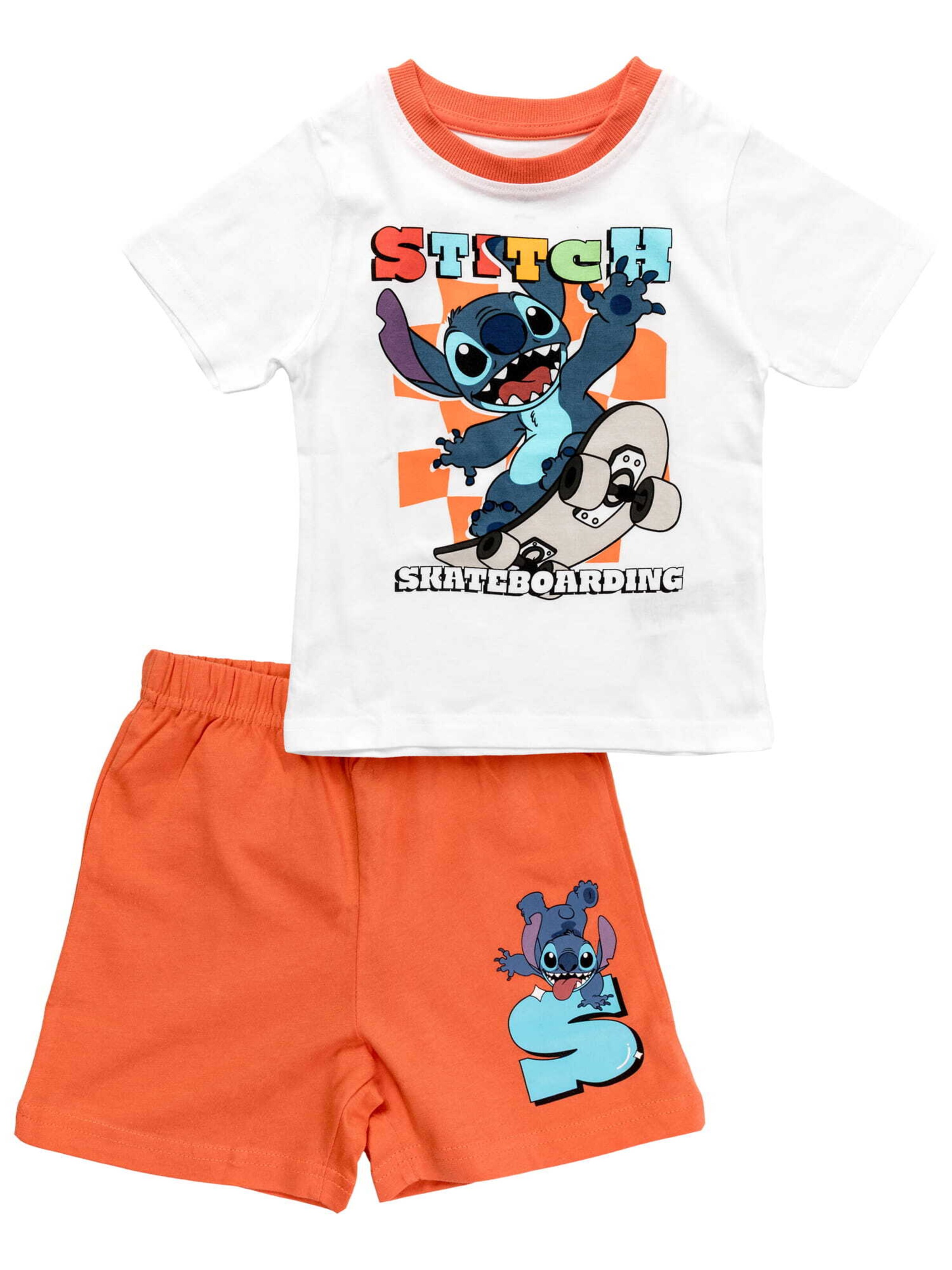 Pigiama 'Lilo & Stitch' di DISNEY in arancione: frontale