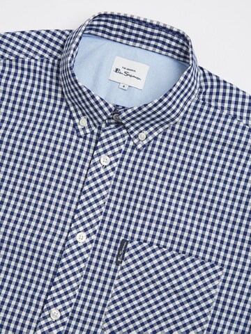 Ben Sherman Regular fit Button Up Shirt 'Gingham' in Blue