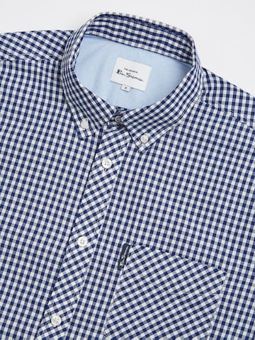 Ben Sherman Regular fit Overhemd 'Gingham' in Blauw