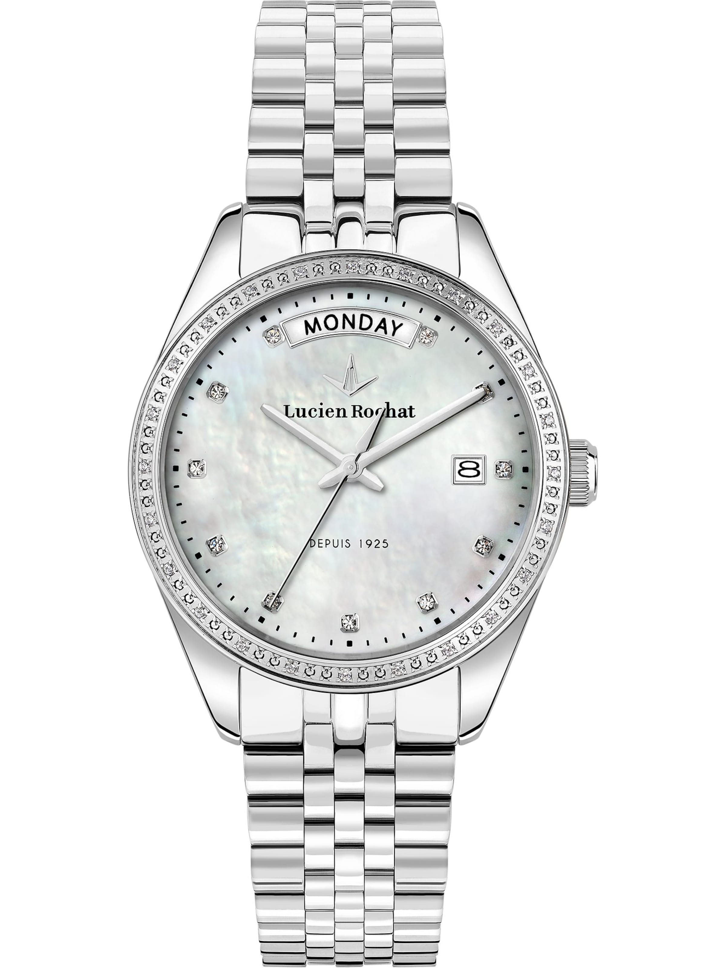 Lucien Rochat Analog Watch in Silver: front