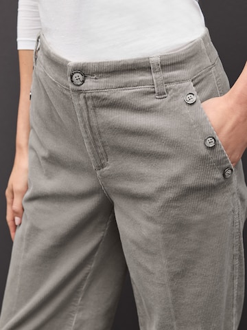 STREET ONE Regular Pleated Pants in Grey