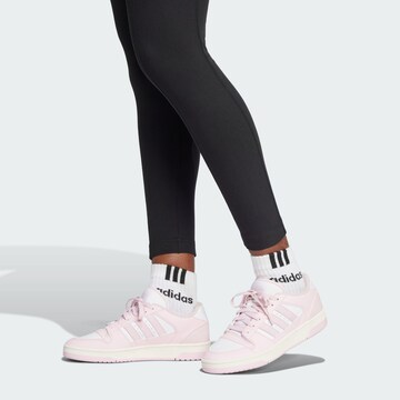 ADIDAS PERFORMANCE Skinny Workout Pants in Black