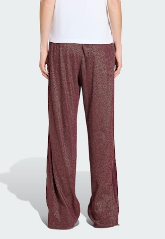 ADIDAS ORIGINALS Wide leg Trousers in Red