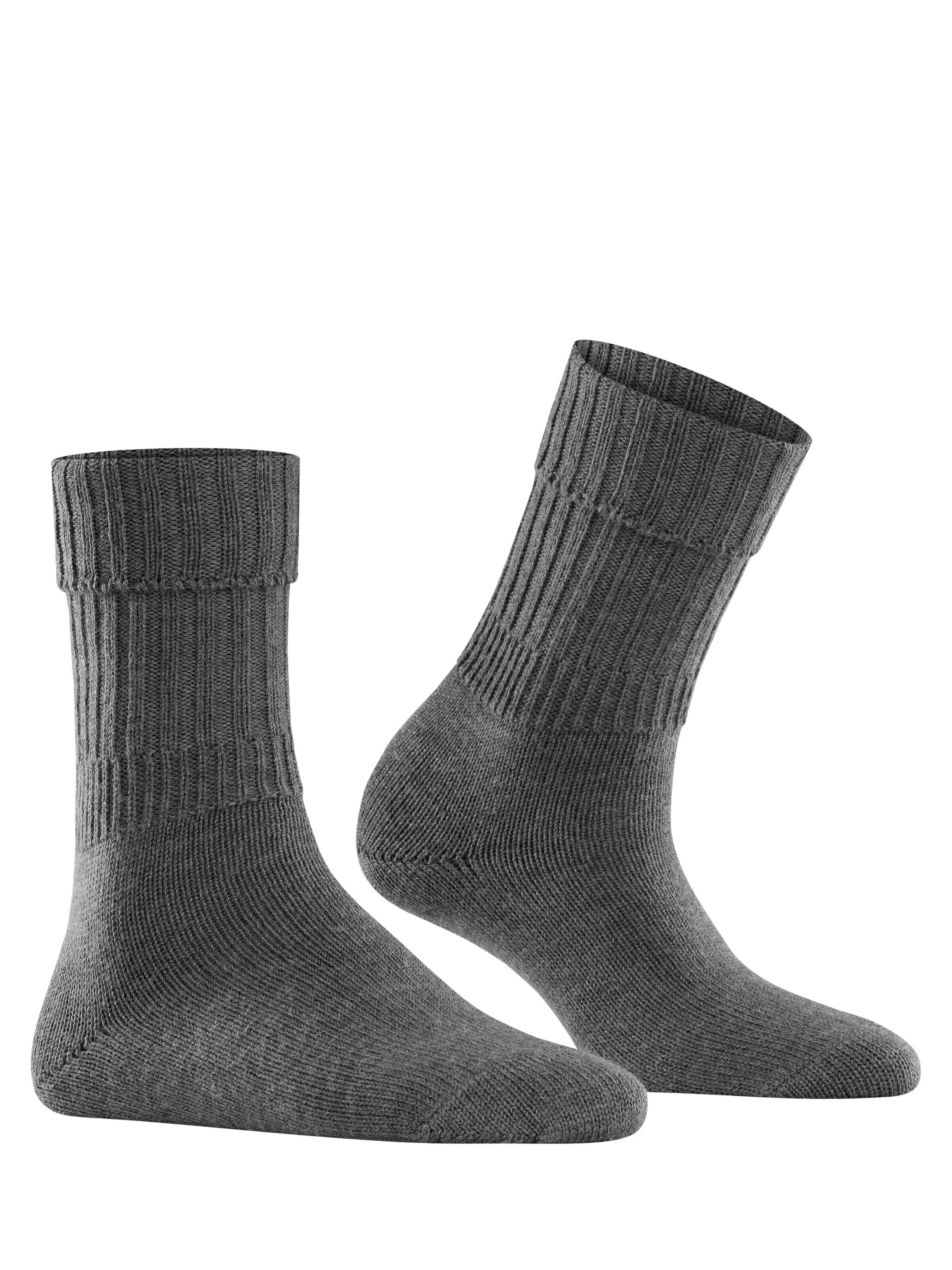 FALKE Socks 'Striggings Rib' in Grey