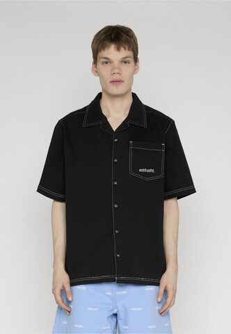Fit confort Chemise 'Fabio' Ecko Unlimited en noir : devant
