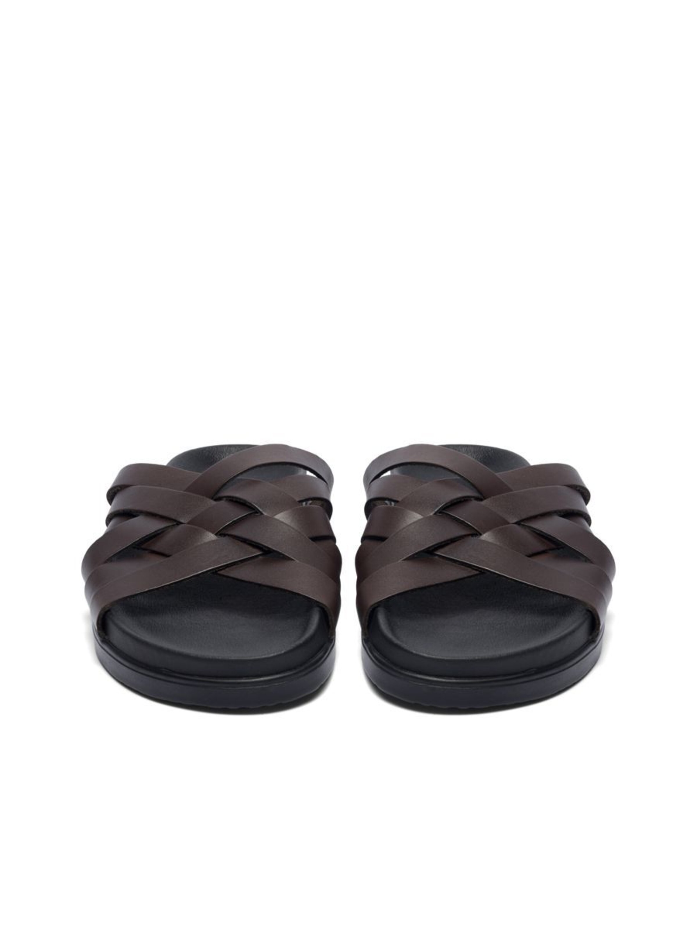 Bianco Mules in Brown