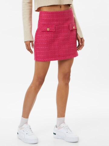 ONLY - Falda en rosa: frente