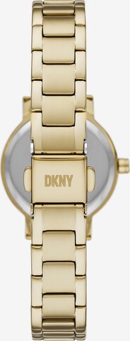Montre à affichage analogique DKNY en or