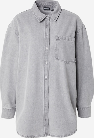 Camicia da donna 'MAISIE' di PIECES in grigio: frontale