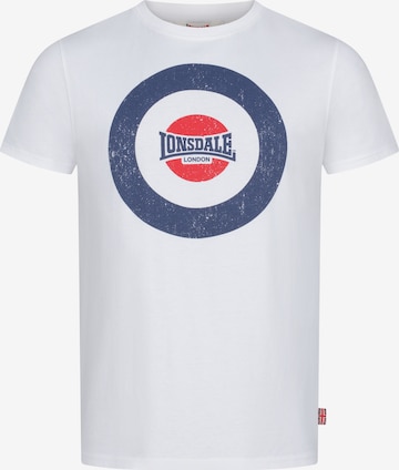 LONSDALE Koszulka 'Trevose' w kolorze biały: przód