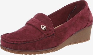 Ital-Design Slipper in Rot: Vorderseite