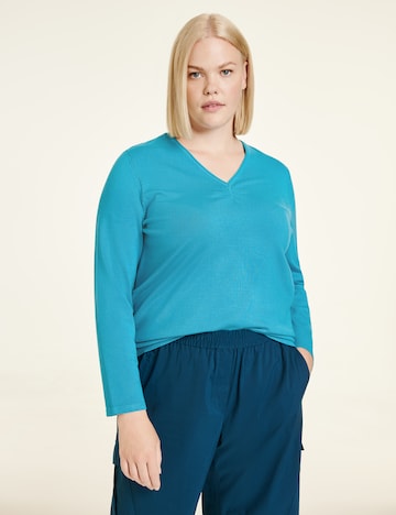 SAMOON Sweater in Blue: front