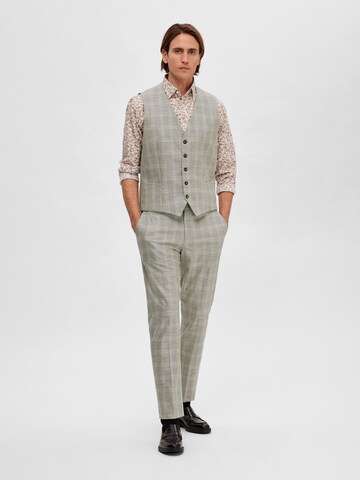SELECTED HOMME Regular Pleated Pants in Grey