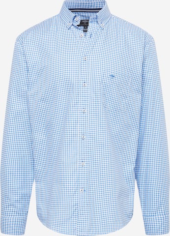 FYNCH-HATTON Regular fit Button Up Shirt in Blue: front