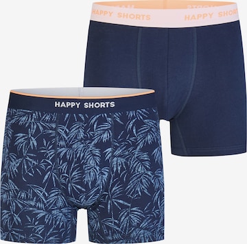 Boxers ' Jersey ' Happy Shorts en bleu : devant