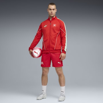 PUMA Training Jacket 'Schweiz King' in Red