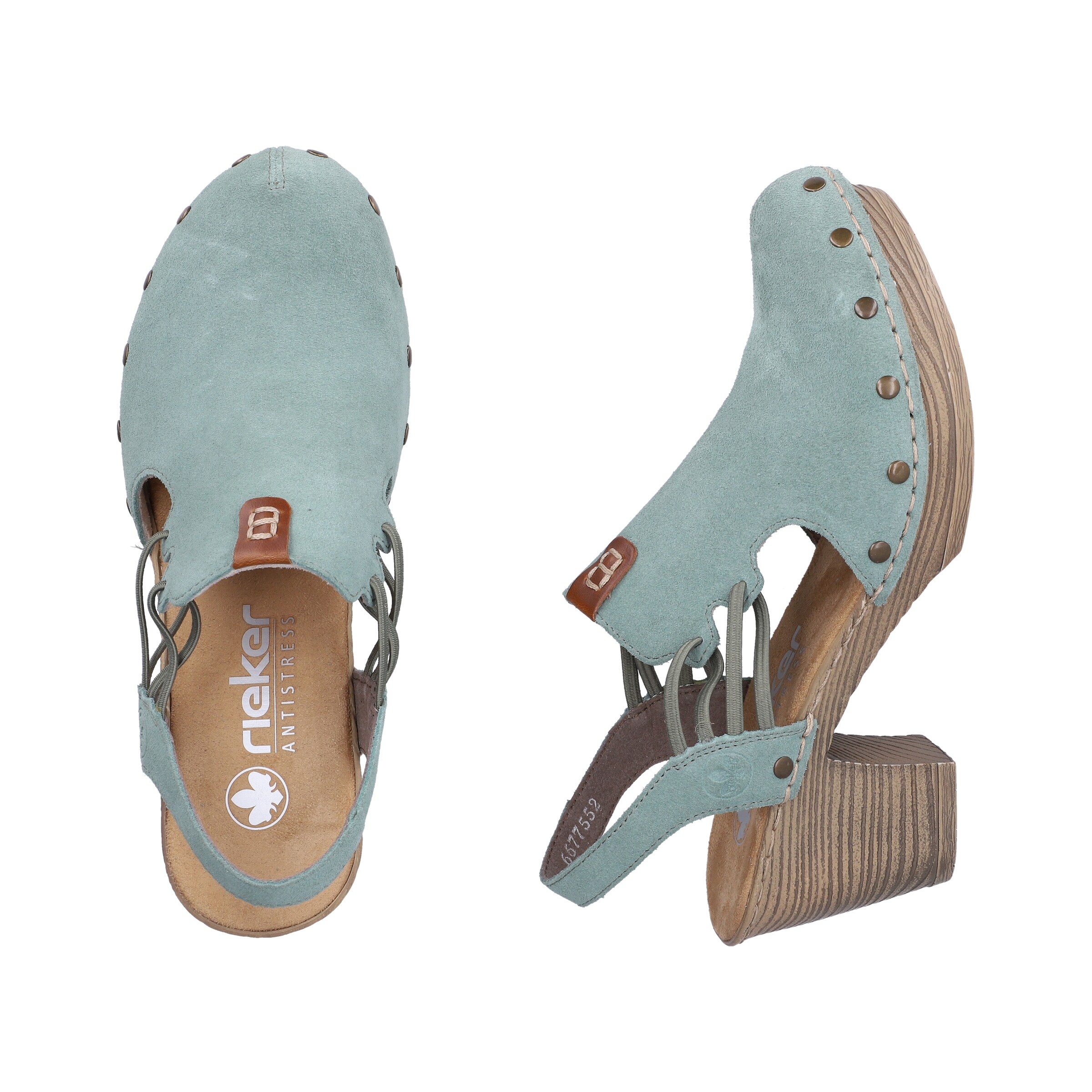 Rieker Slingpumps in Grün