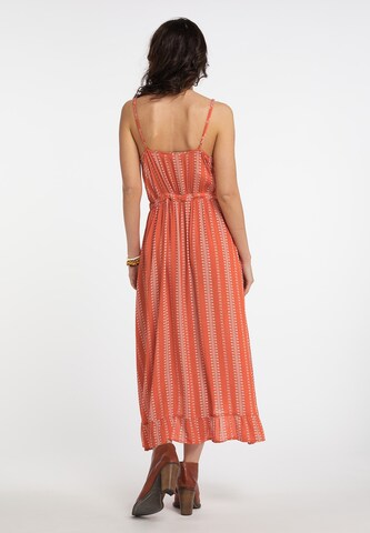 usha FESTIVAL Summer Dress in Orange