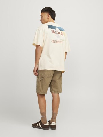 JACK & JONES Свободный крой Джинсы 'JJITony JJCarpenter' в Коричневый