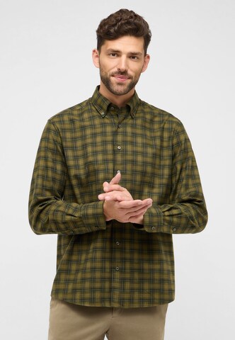 ETERNA Comfort Fit Hemd in Grün: Vorderseite