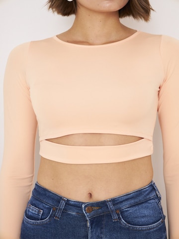 T-shirt WOMAN VISION en orange