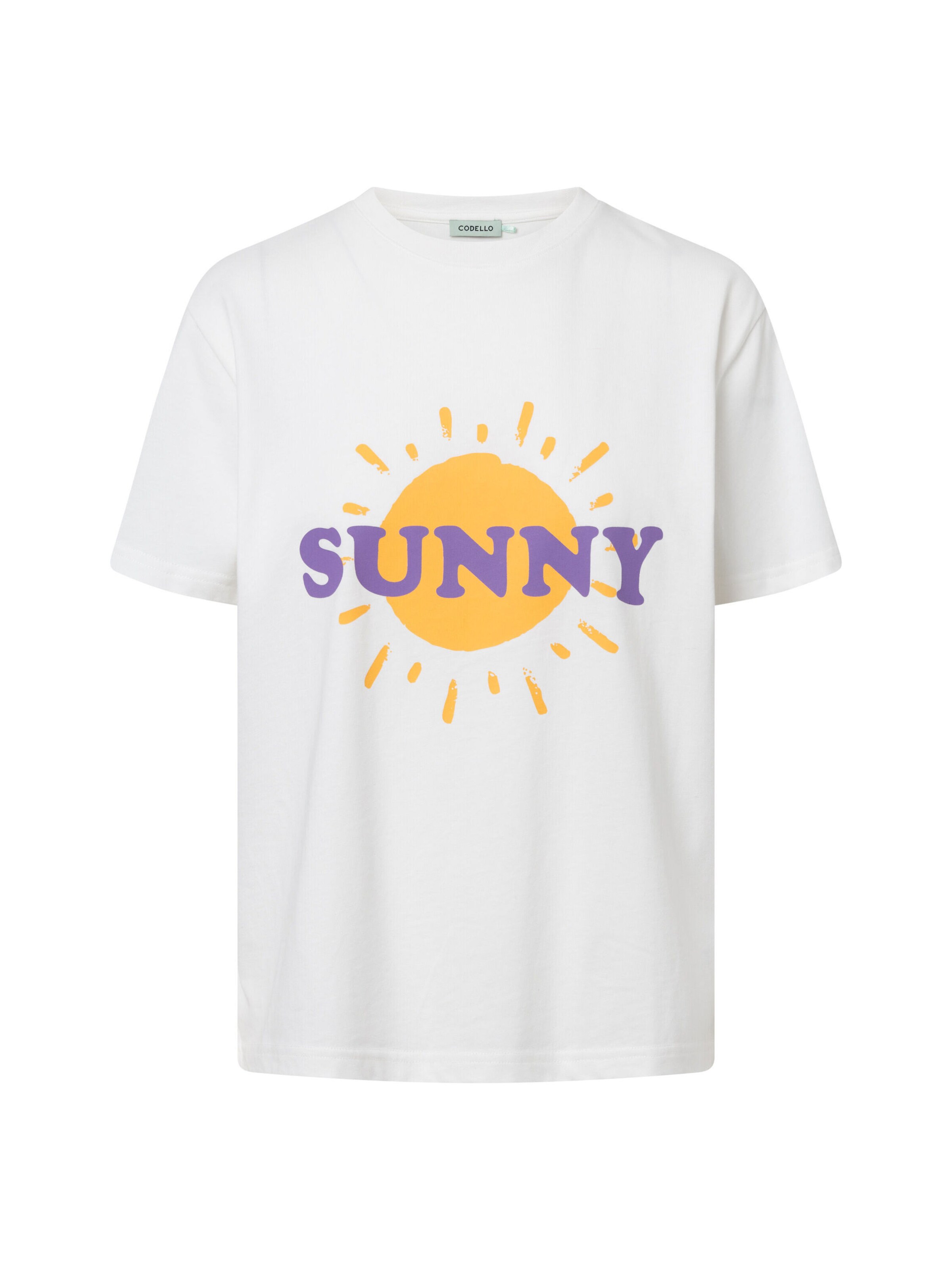 T-shirt CODELLO en blanc : devant