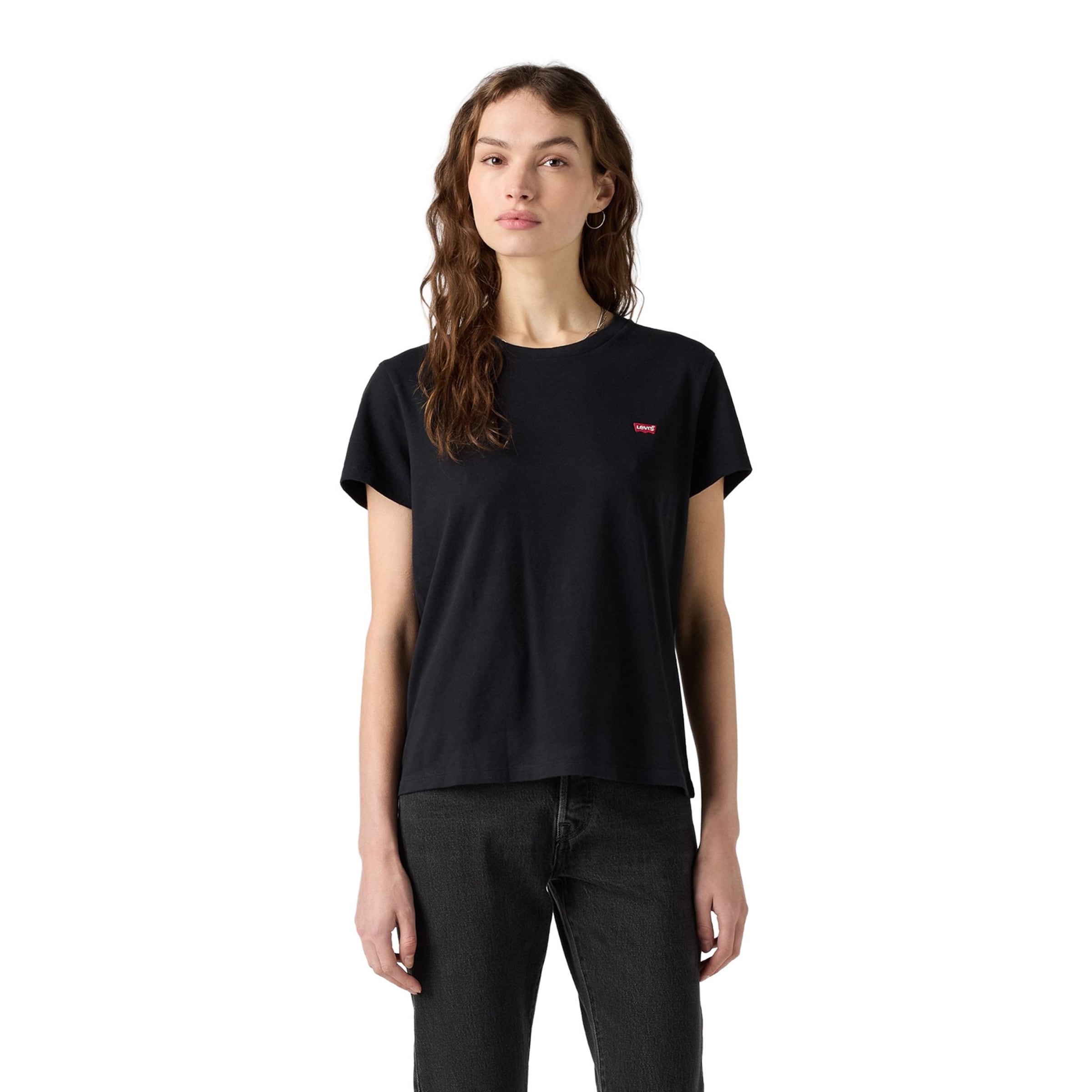 LEVI'S ® T-Shirt in Schwarz: Vorderseite