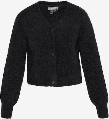 Cardigan DreiMaster Vintage en noir : devant